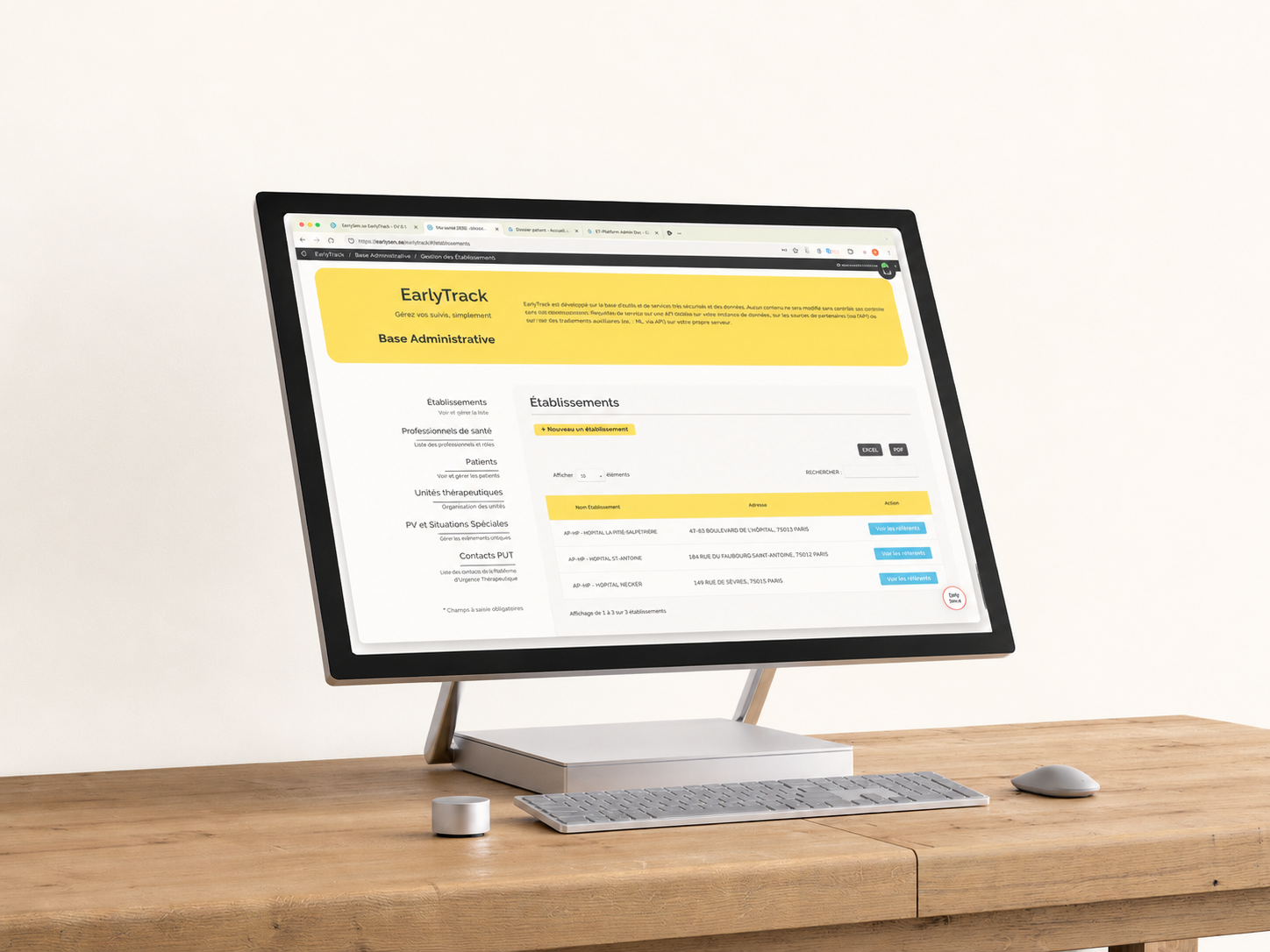 EarlyTrack, plateforme de gestion des accès dérogatoires